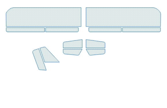 Sail set for RANS S-12XL drawing CAD